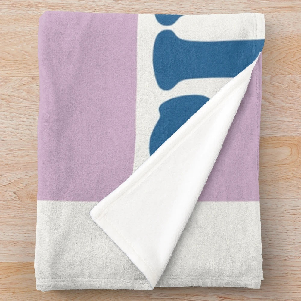 Harry Styles inspired plush blanket with cinema poster aesthetic design