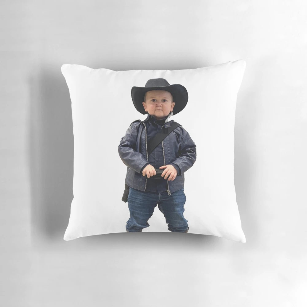 Hasbulla-themed plush decorative pillow