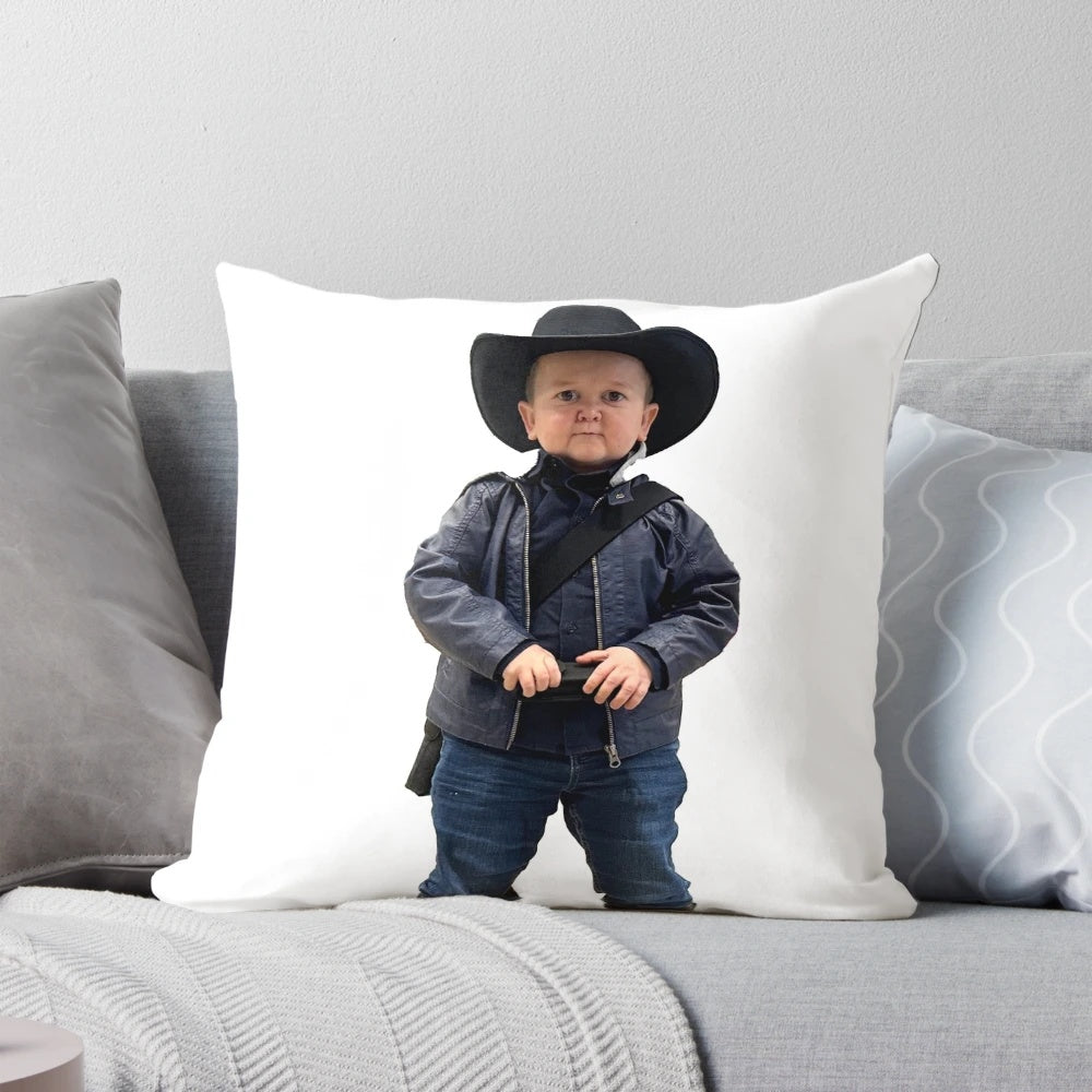 Hasbulla-themed plush decorative pillow