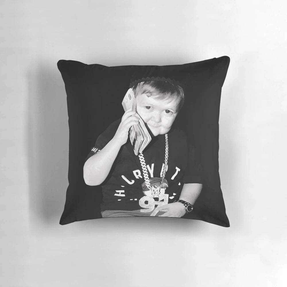 Hasbulla Meme Pillow - Soft, high-quality decorative cushion featuring the famous UFC fighter Hasbulla
