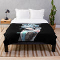 Hatsune Miku plush blanket featuring the popular anime character