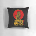 Hattori Hanzo inspired samurai pillow with Japanese warrior design