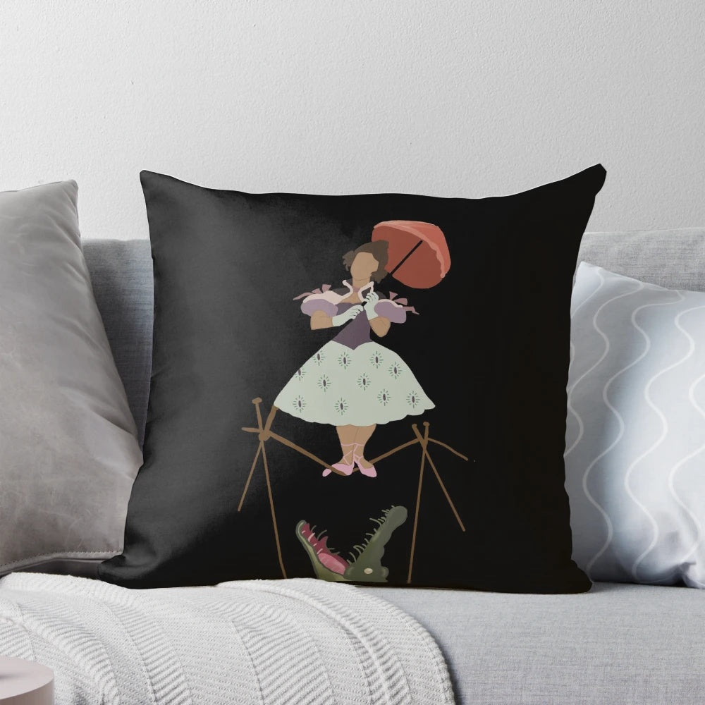 Haunted Mansion Tightrope Walker Disney Pillow with a fun, spooky design