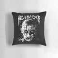 Black Metal Pinhead Pillow featuring the iconic Hellraiser Cenobite character