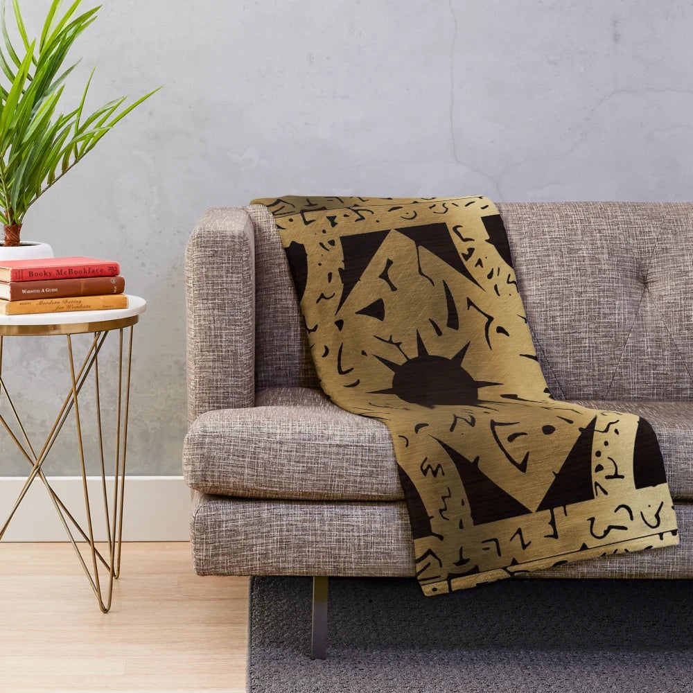 Lament Configuration Plush Blanket Inspired by Hellraiser Horror Movie