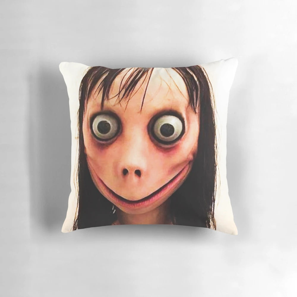 Momo Creepypasta Pillow - Terrifying Japanese Internet Horror
