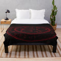Silent Hill inspired plush blanket featuring iconic horror game imagery