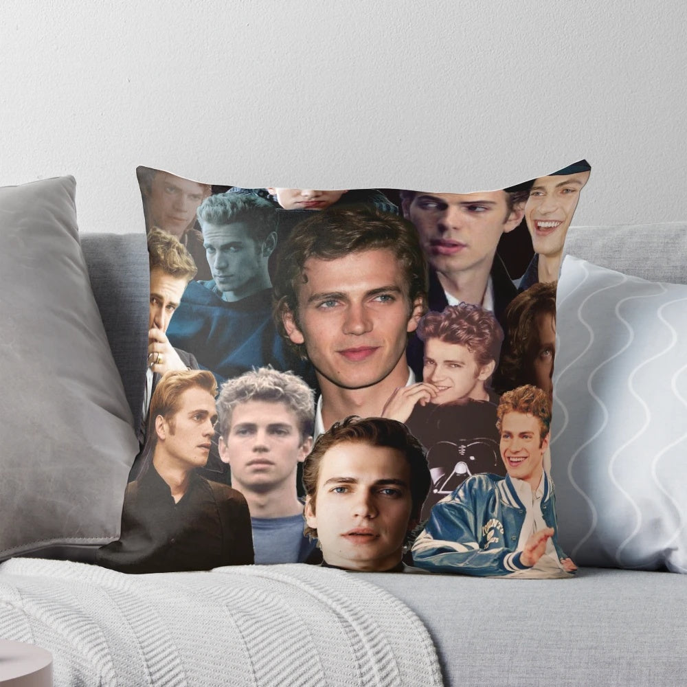 Hayden Christensen Collage Pillow for Home Decor