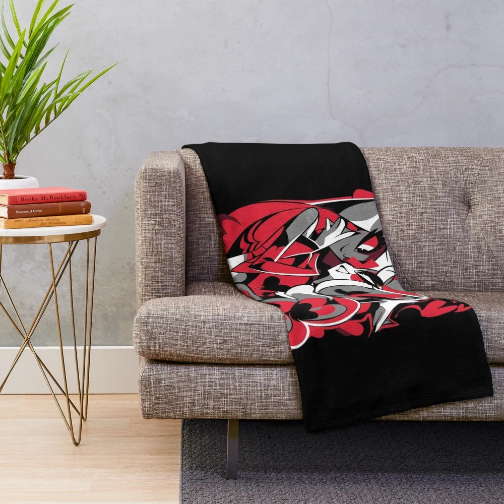 Hazbin Hotel Charlie and Vaggie Plush Blanket