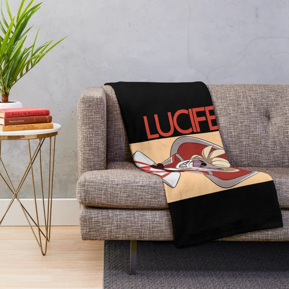 Hazbin Hotel Lucifer Plush Blanket