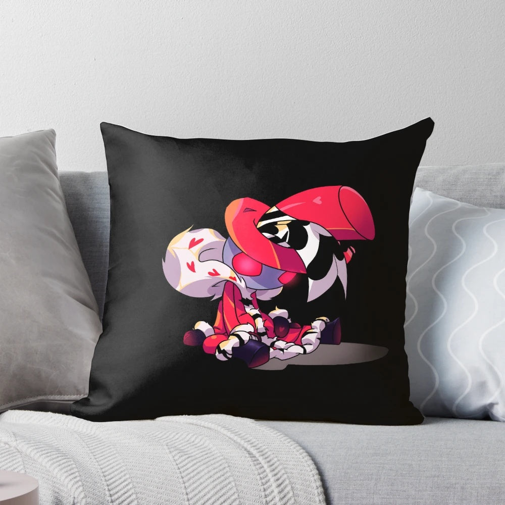 Plush Valentino Demon Doll Pillow from Hazbin Hotel Cartoon