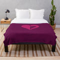Heart Quest Plush Blanket featuring Homestuck and Hiveswap inspired designs