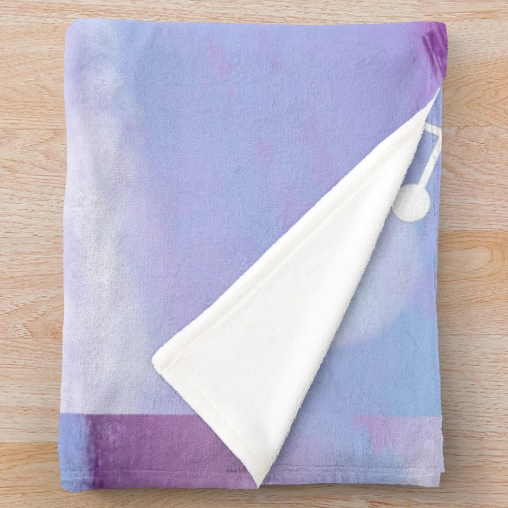 Heart and Space Themed Plush Blanket Inspired by the Fantasy Series She-Ra