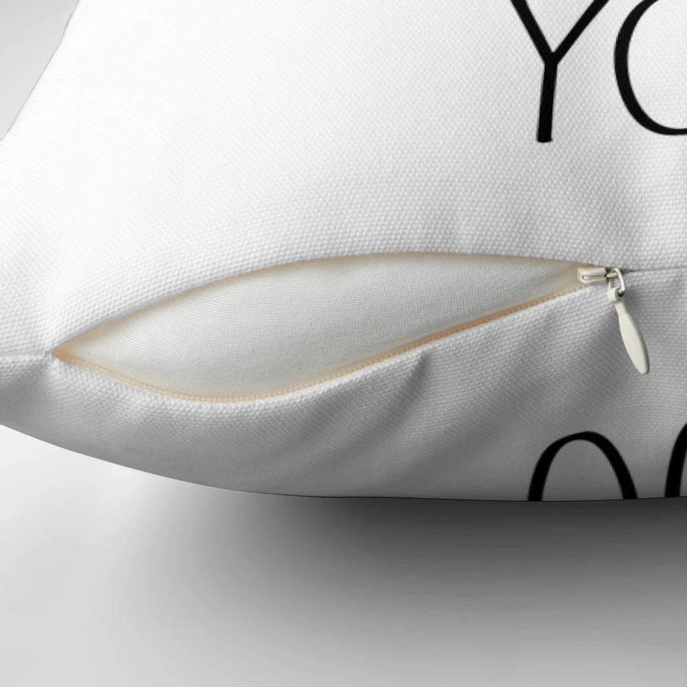 Cozy Valentine's Day Anniversary Pillow with "I Love You" Message