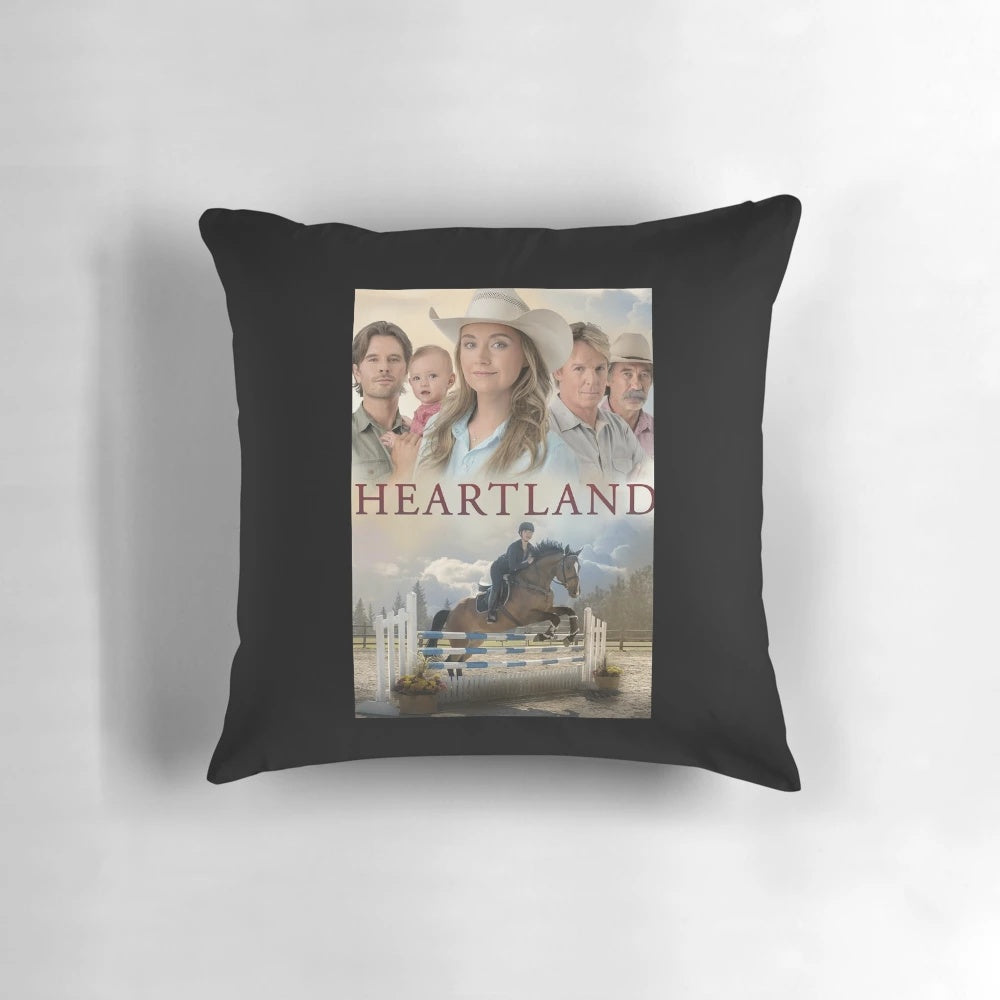 Heartland Fans Pillow featuring the Heartland logo and design