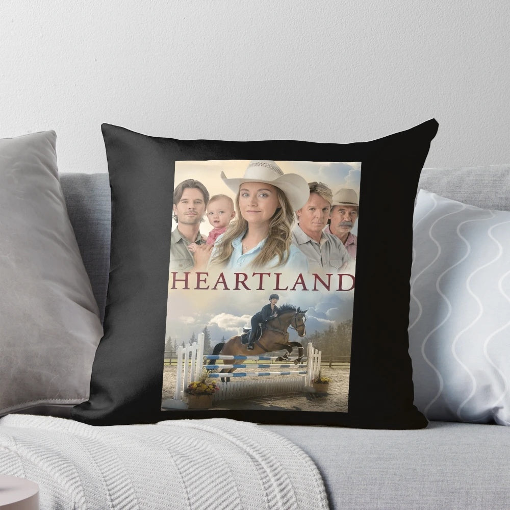 Heartland Fans Pillow featuring the Heartland logo and design