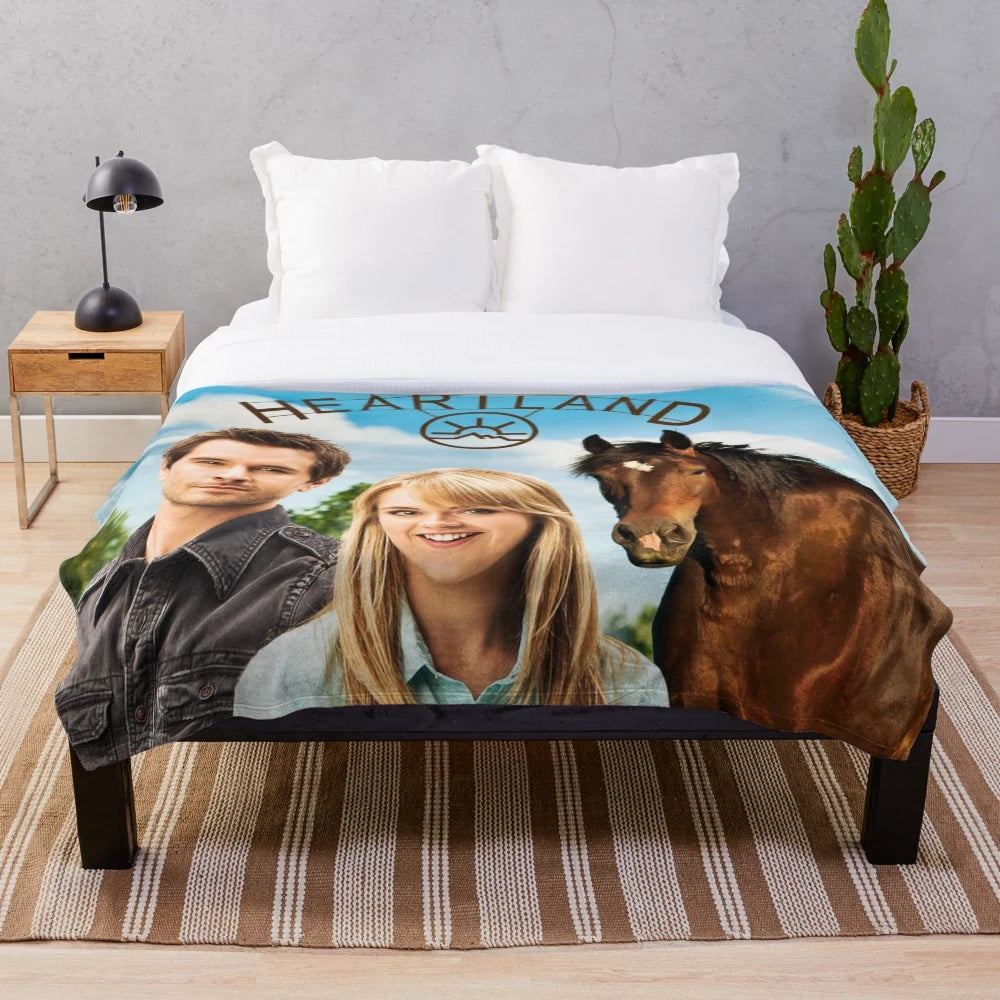 Heartland TV Show Inspired Plush Blanket