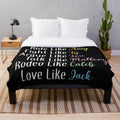 Heartland-Inspired Plush Blanket Featuring Amy Fleming and Ty Borden