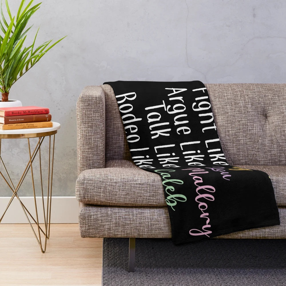 Heartland-Inspired Plush Blanket Featuring Amy Fleming and Ty Borden
