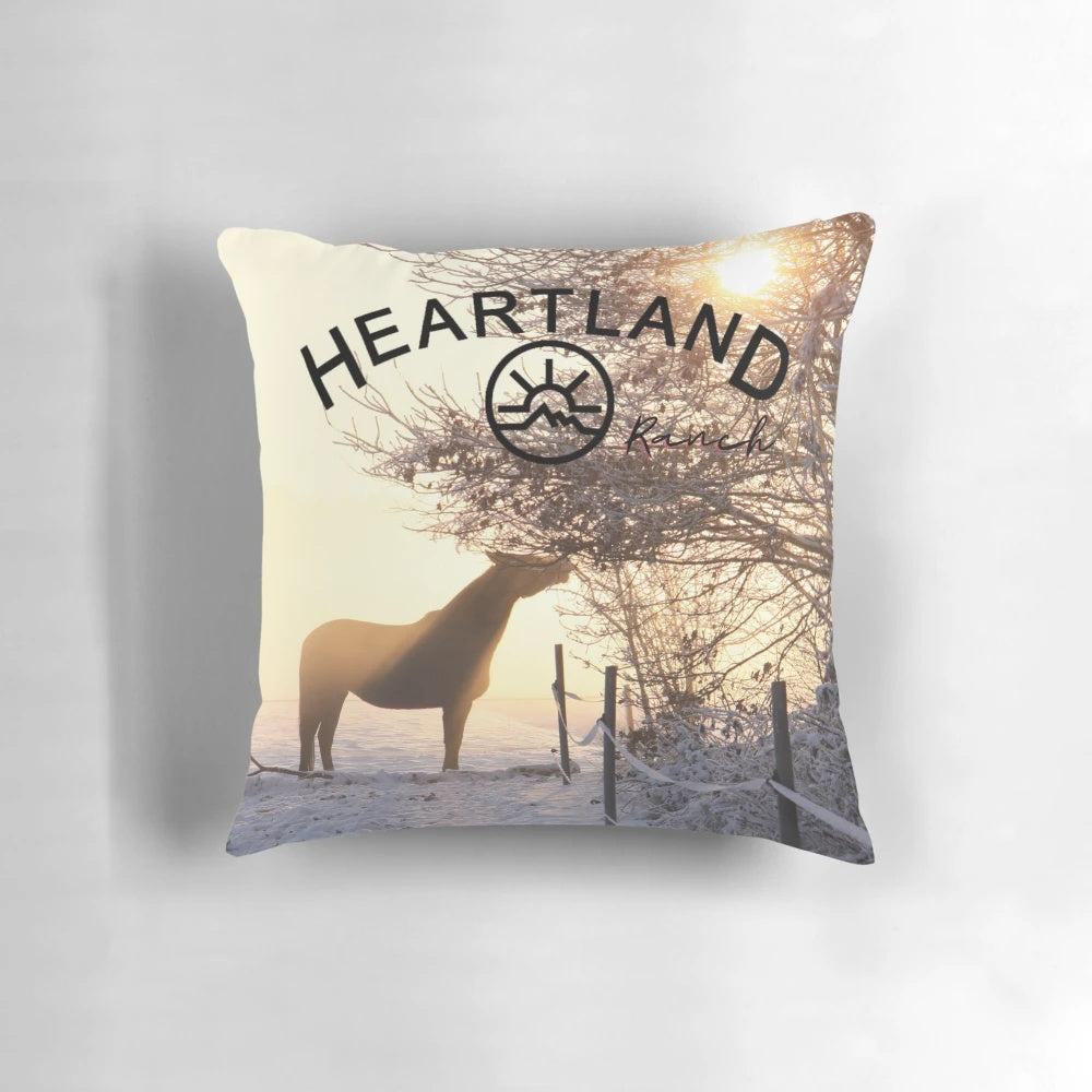 Heartland Ranch Horse Pillow featuring characters from the popular TV show Heartland