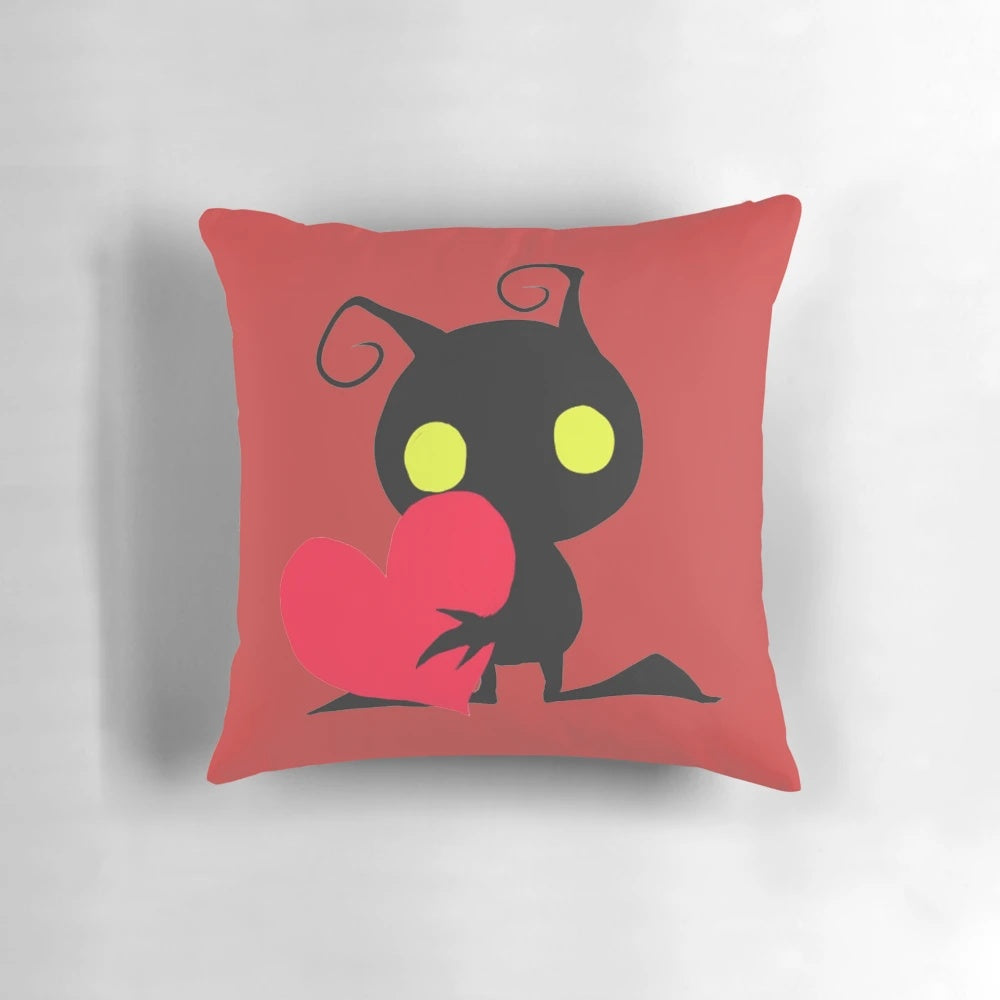 Heartless Kingdom Hearts Pillow - Soft, Cozy Video Game Anime Decor