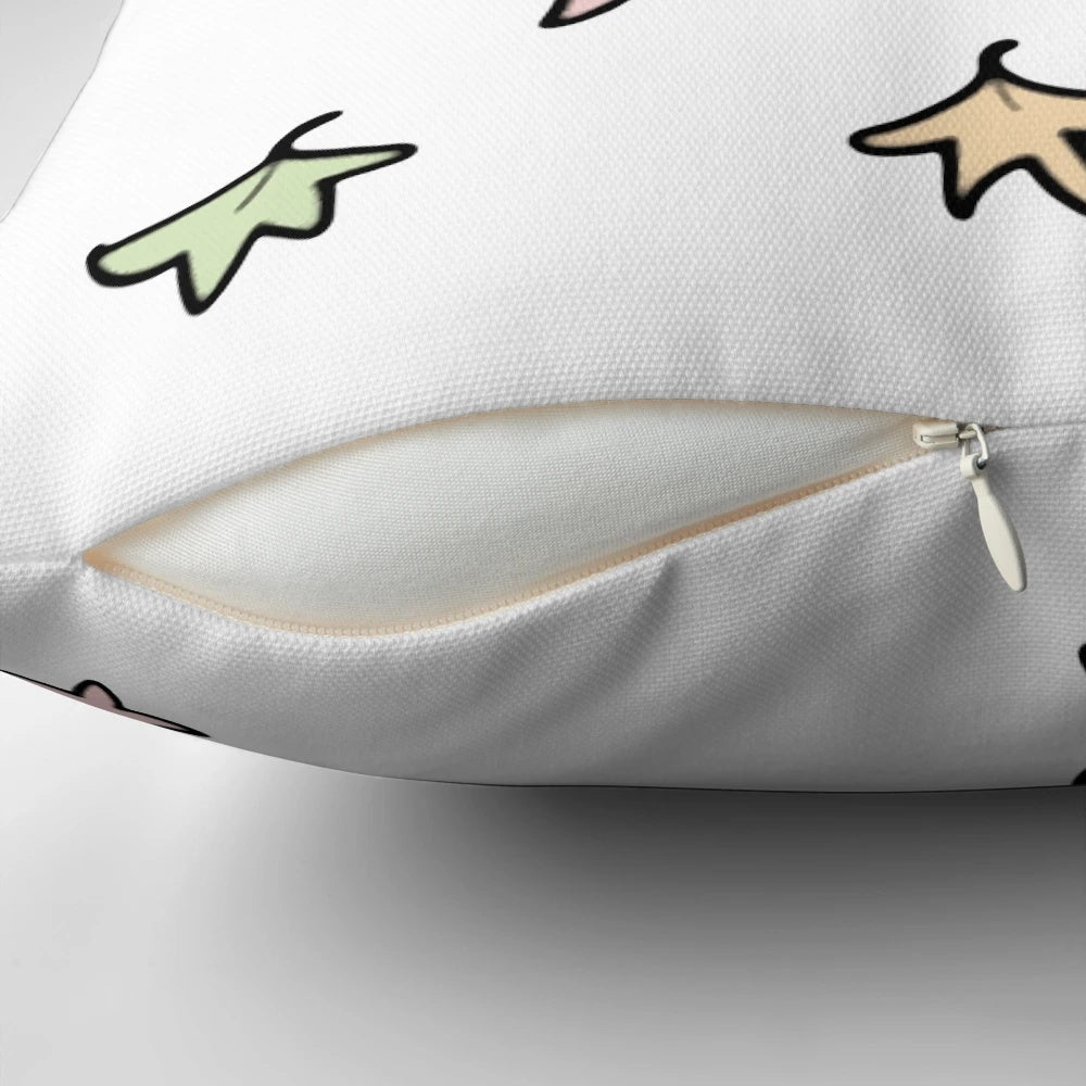 Plush pillow featuring the characters Charlie and Nick from the popular Heartstopper graphic novel and webcomic