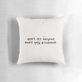 Stylish pillow with a quote from the hit Netflix series Heartstopper, featuring the main characters.