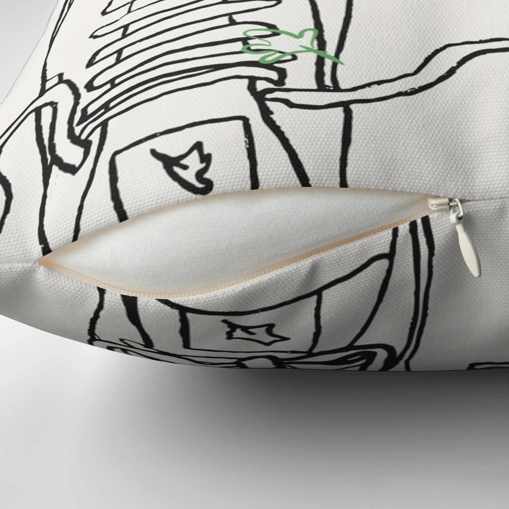 Heartstopper Nick and Charlie Shoes Pillow - Cozy LGBTQIA+ Fan Merchandise