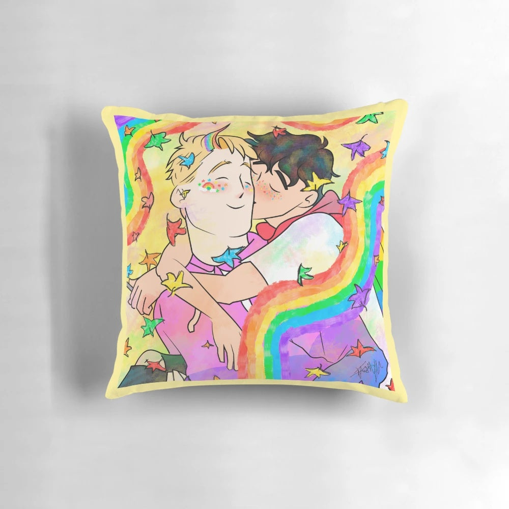 Heartstopper Pride LGBT Queer Pillow - Soft and Cozy Home Decor