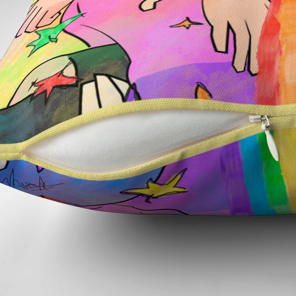 Heartstopper Pride LGBT Queer Pillow - Soft and Cozy Home Decor