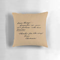 Plush white pillow with a quote from the classic 1946 film "It's a Wonderful Life"