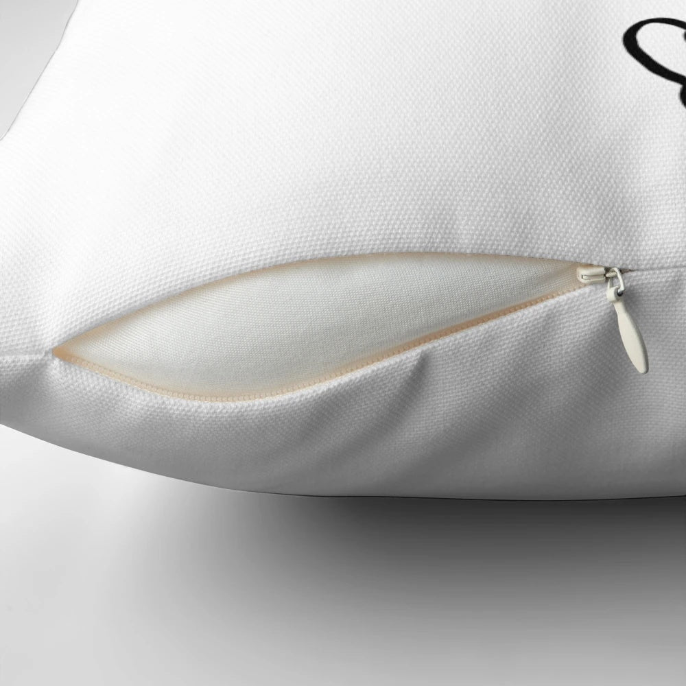 Soft, plush pillow featuring a hand-lettered "You Are So Loved" typography quote design