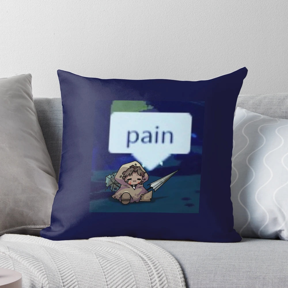 Soft Heathcliff-themed pain relief pillow for comfortable, restful sleep