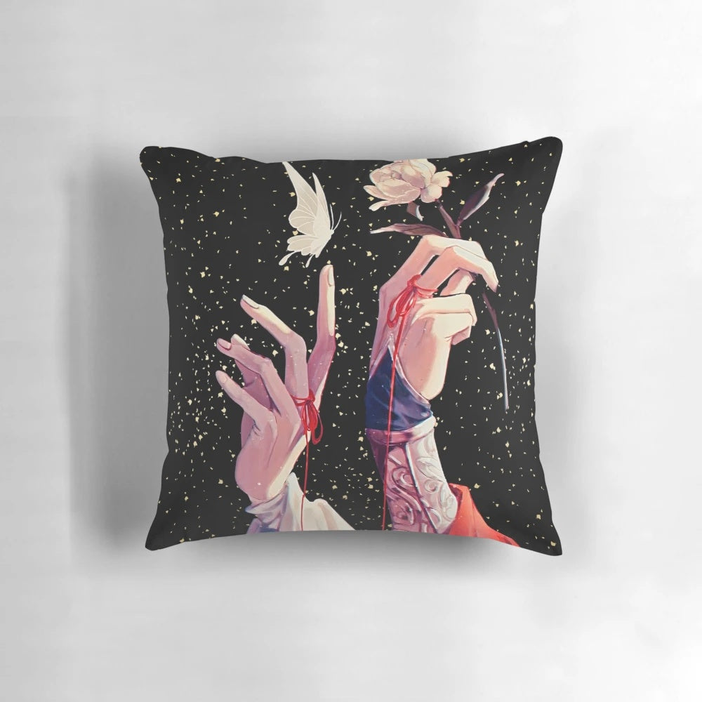 Soft, plush pillow featuring characters from the popular BL series "Heaven Official's Blessing