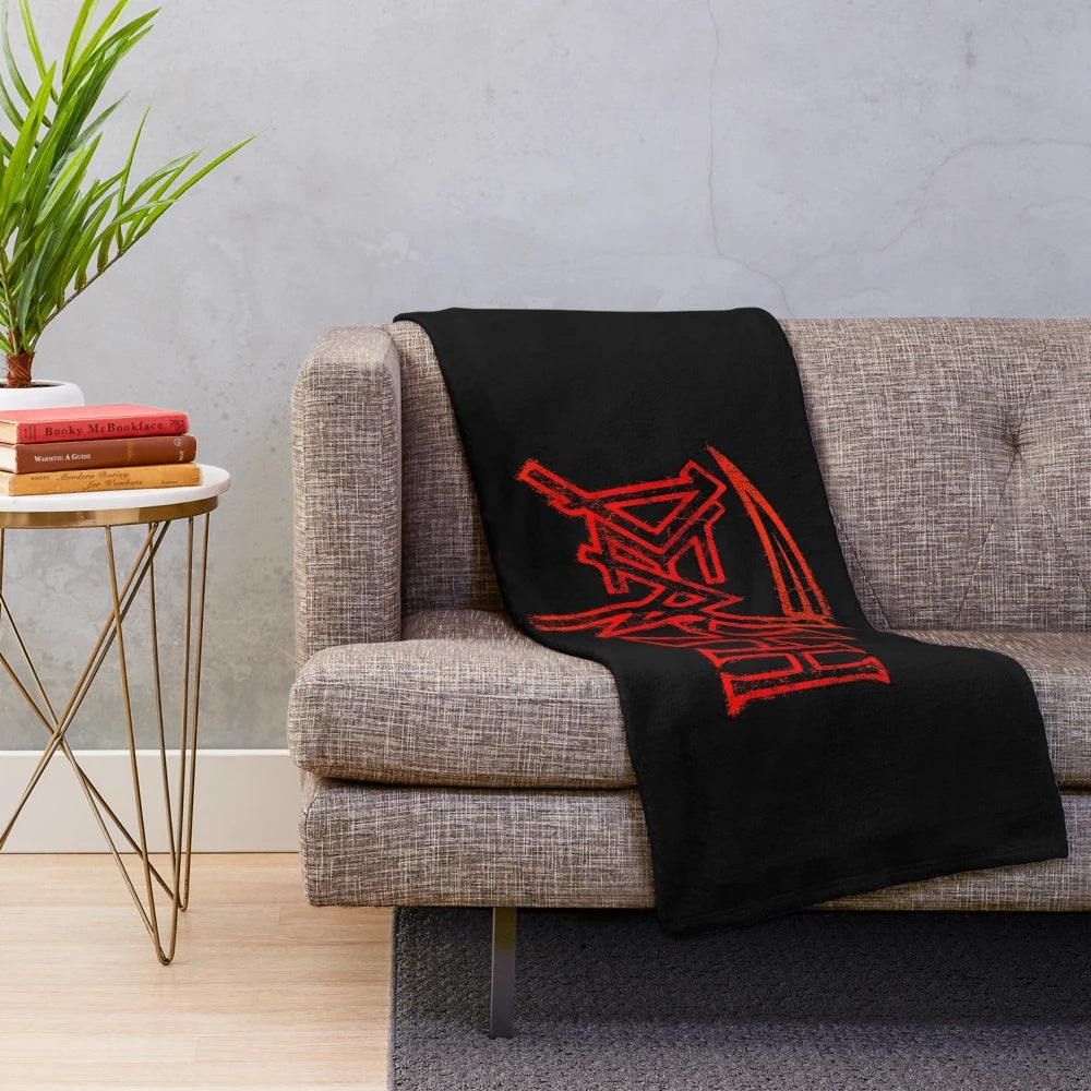 Death Band Inspired Plush Blanket