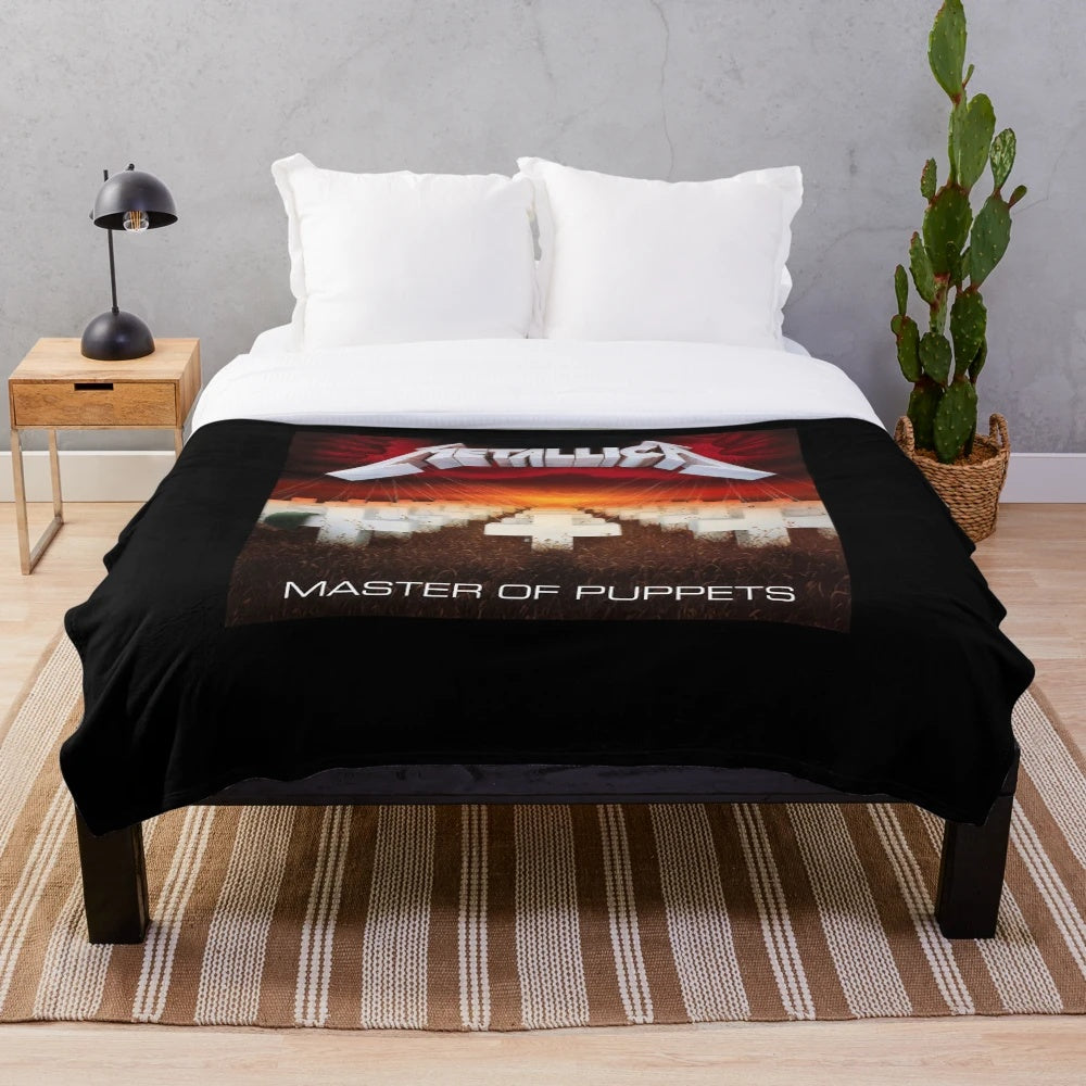 Master of Puppets Inspired Plush Blanket