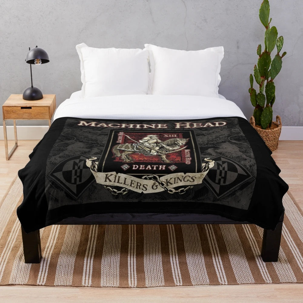 Machine Head inspired Killers Kings plush blanket