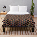 Heavy metal plush blanket with band logo design