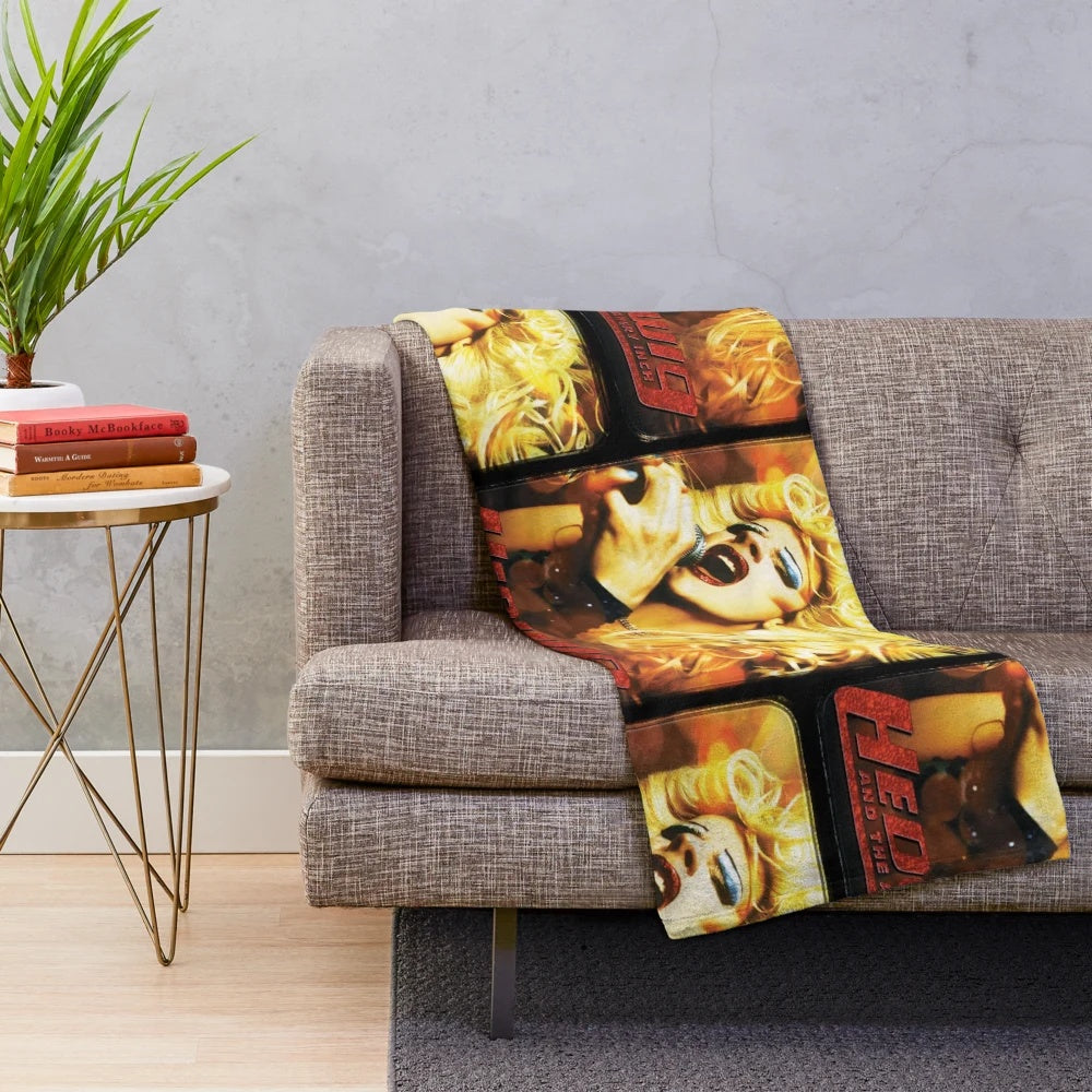 Hedwig inspired plush blanket featuring the iconic character from the cult musical