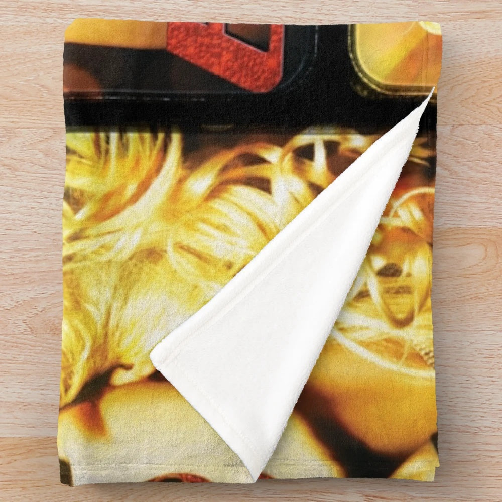 Hedwig inspired plush blanket featuring the iconic character from the cult musical