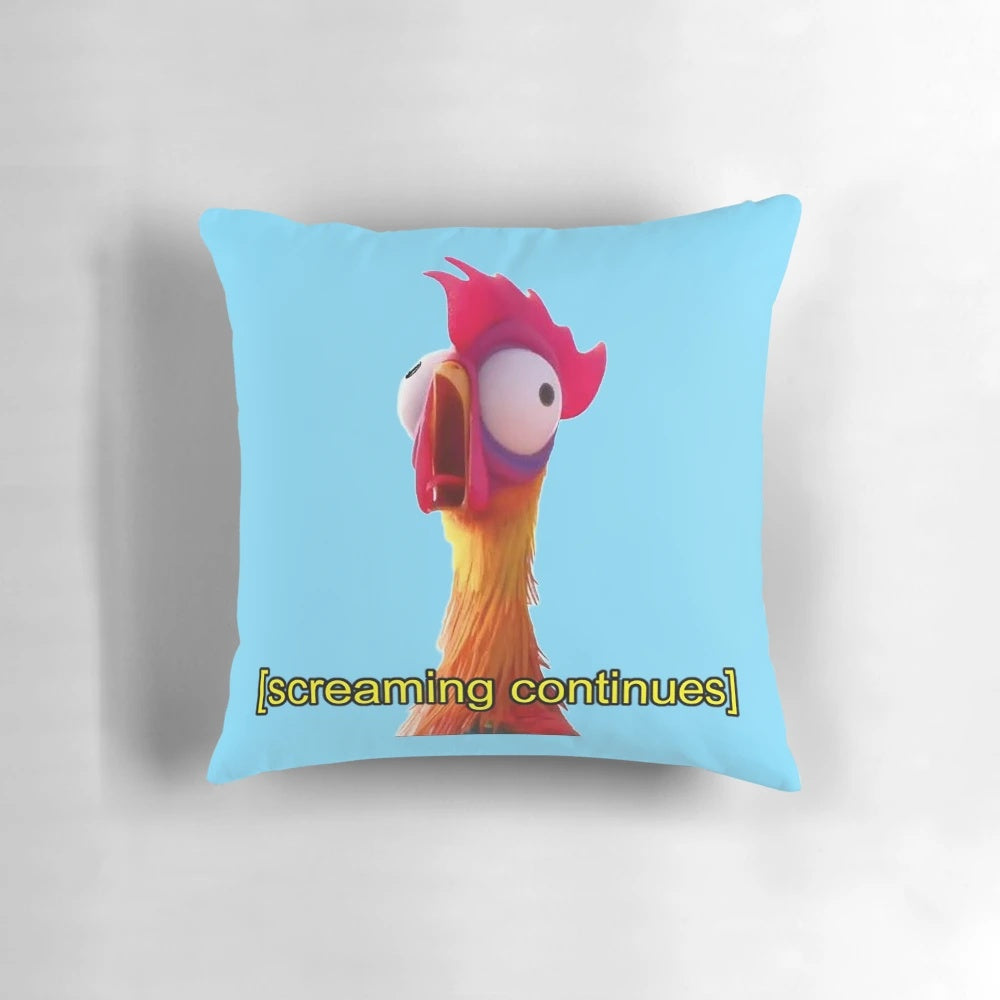 Hei Hei decorative pillow providing soft, cozy comfort for your bedroom