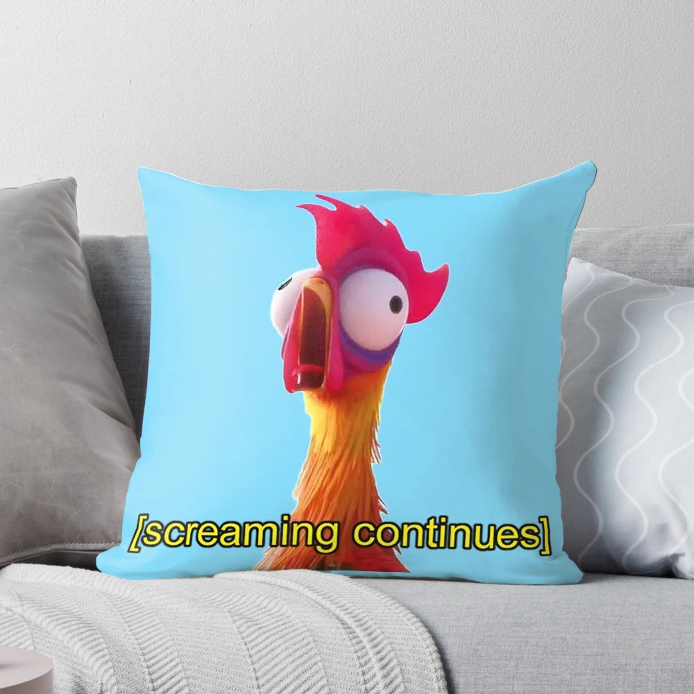 Hei Hei decorative pillow providing soft, cozy comfort for your bedroom