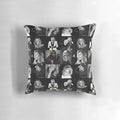 Helene Fischer inspired decorative pillow with a collage design