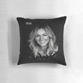 Helene Fischer Pillow featuring a collage-style design inspired by the German pop star