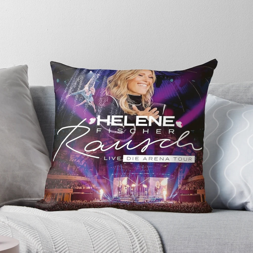 Helene Fischer, the renowned German schlager singer, performing live on stage during her Rausch Live 2024 Arena Tour.
