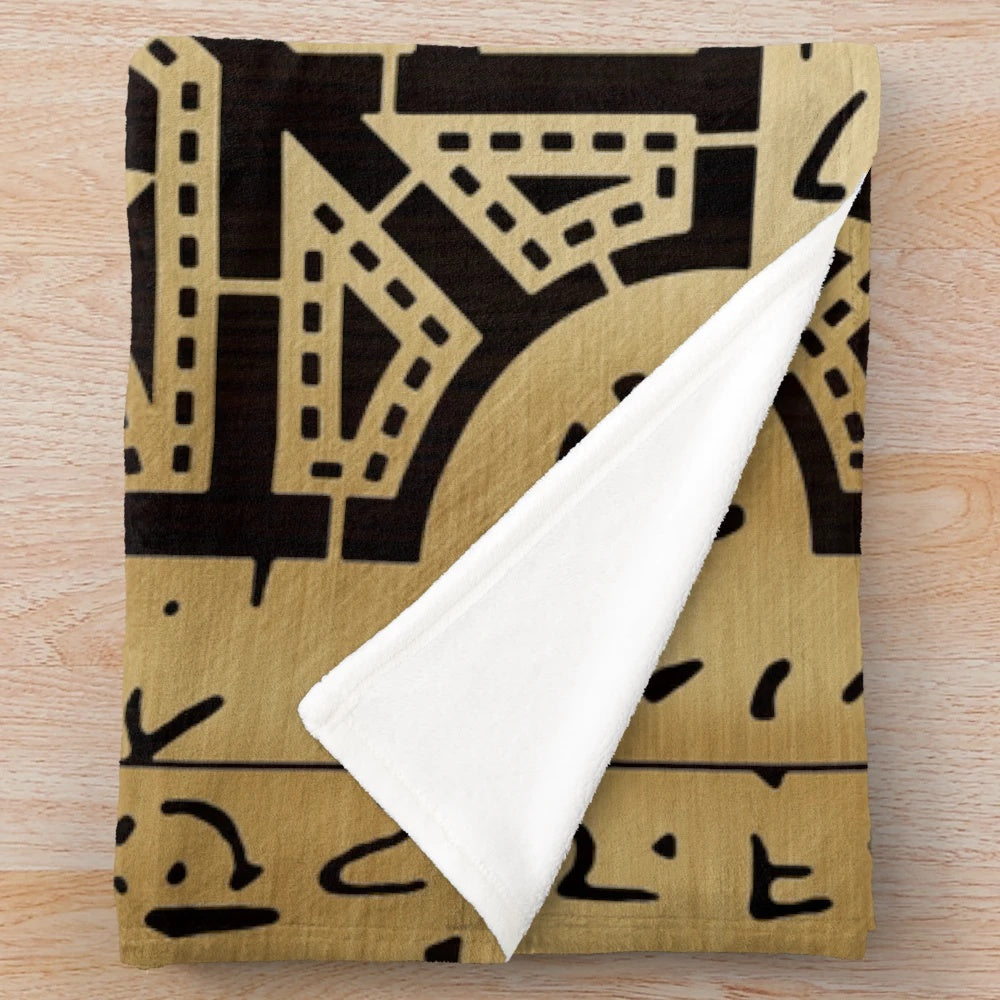 Lament Configuration Plush Blanket with Hellraiser-inspired design