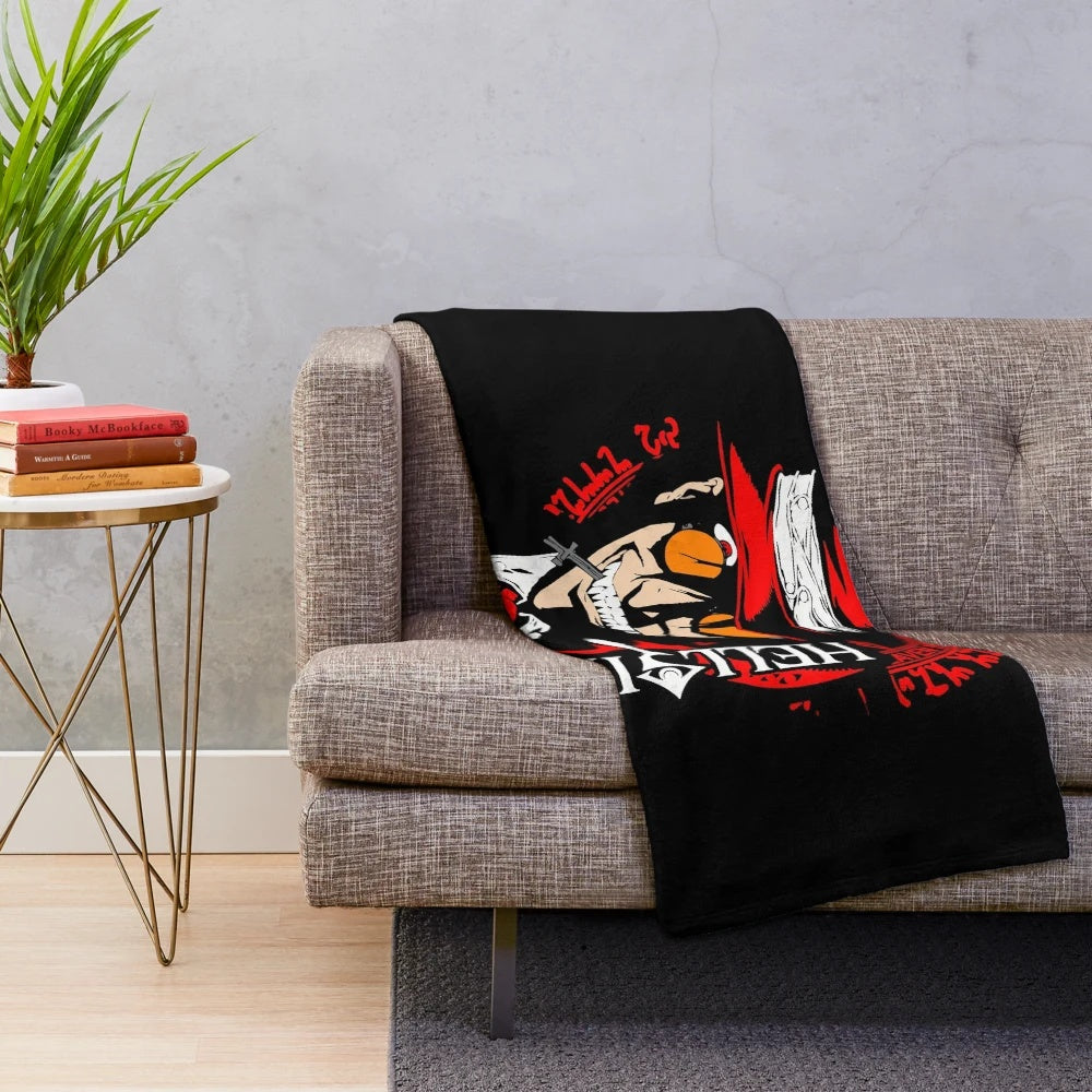 Hellsing inspired plush blanket featuring Alucard and other characters