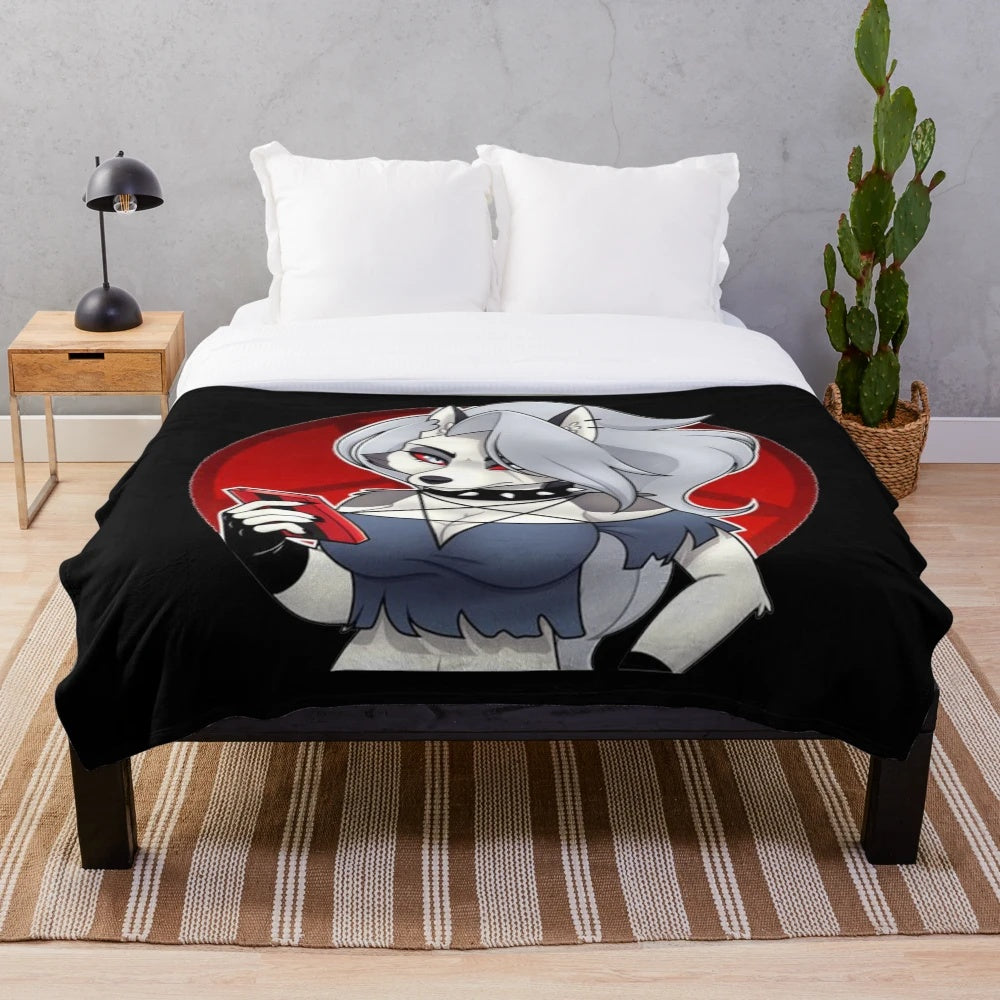 Helluva Boss Loona Plush Blanket