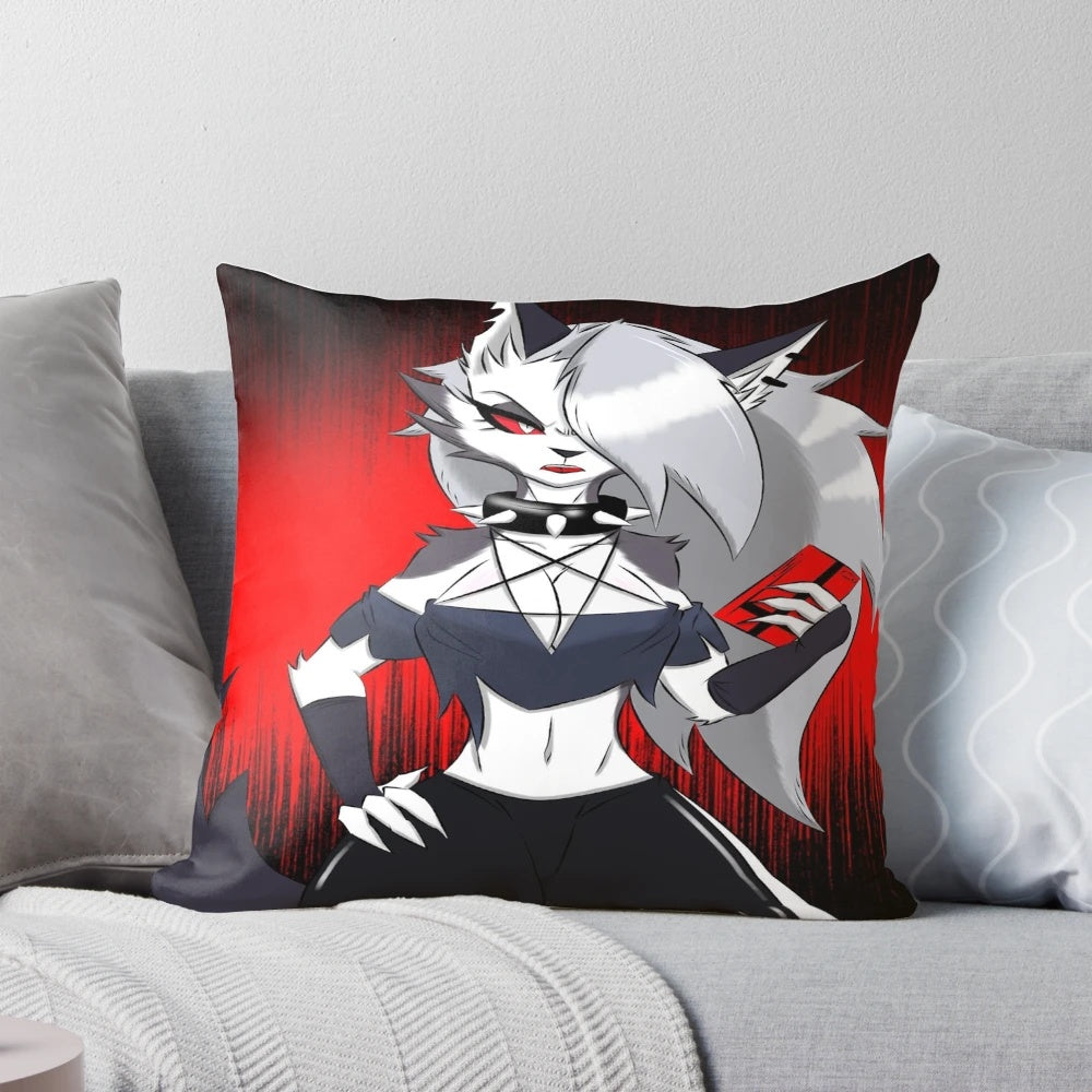 Helluva Boss Loona Anime-Inspired Plush Pillow