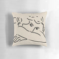 Elegant line drawing of a woman in the style of Henri Matisse's classic artwork.